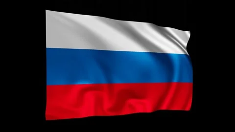 The flag of Russia animation Stock Footage 147257876