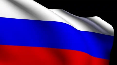 Flag of Russia Stock Footage 621078