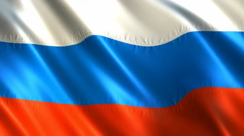 Flag of Russia Stock Footage 2674279