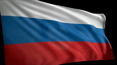 Flag Russia Stock Footage 37665351