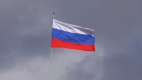 Flag of Russia Vidéo 74795476