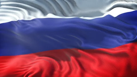 Flag of Russia Stock Footage 98221252
