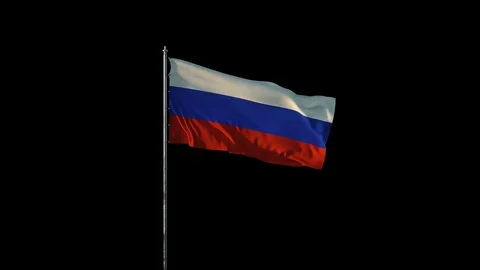 Flag of Russia Stock Footage 102957489