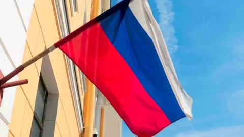 Flag of Russia Stock Footage 210650130