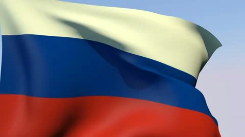 Flag of Russia HD 動画素材 14762453