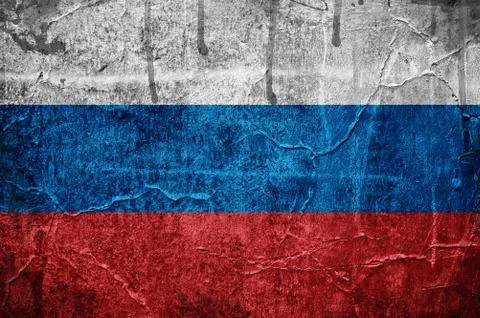 Flag of russia Stock Illustration