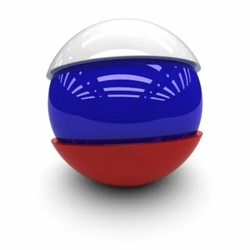 Flag of russia Illustrazione stock