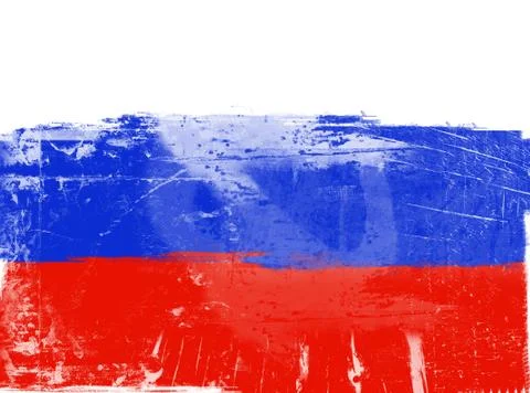 Flag of russia Stock Illustration