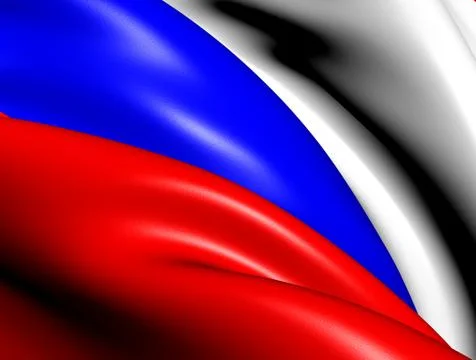 Flag of russia Stock Illustration