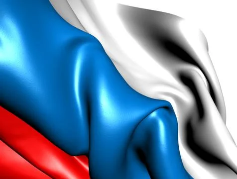 Flag of russia Stock Illustration