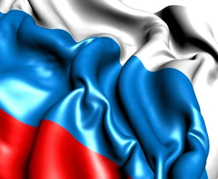 Flag of russia Stock Illustration