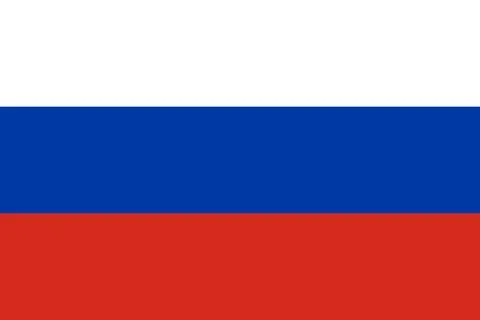 Flag of russia Stock Illustration