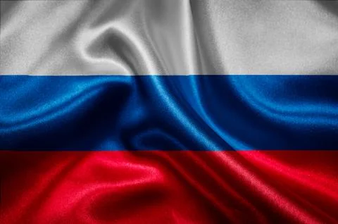 Flag of russia Stock Illustration