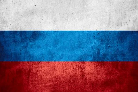 Flag of Russia Illustrazione stock