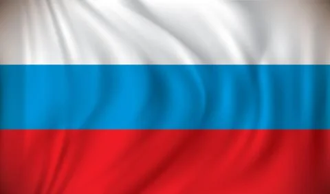 Flag of Russia Stock Illustration
