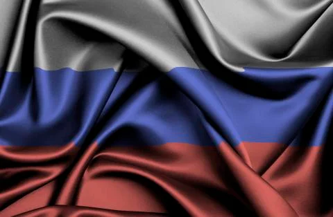 Flag of Russia Stock Illustration