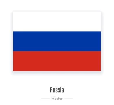 Flag of Russia. Stock Illustration