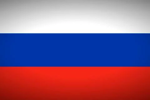 Flag of Russia Stock Illustration