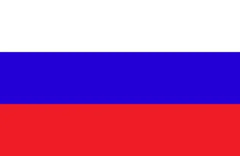 Flag of Russia Illustrazione stock