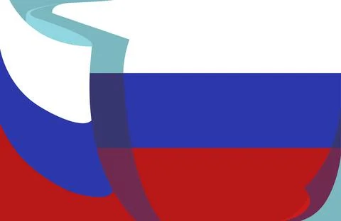 Flag of Russia. Stock Illustration