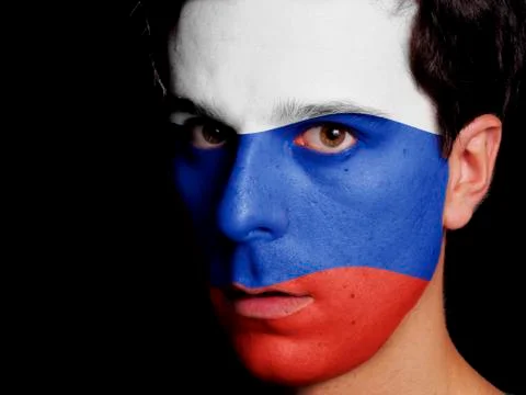 Flag of russia Stock Photos