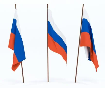 Flag of Russia Stock Photos