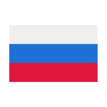 The flag of Russia. Vector. Stock Illustration