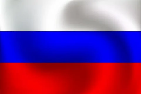 Flag of Russia - Vector Illustration Stock Illustration