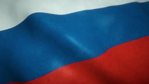 Flag of Russia in the wind Stock-Footage 121769174