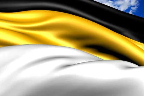 Flag of the russian empire Stock Illustration