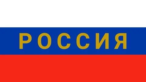 Flag of Russian Federation appearing step by step Stock Footage 166859384