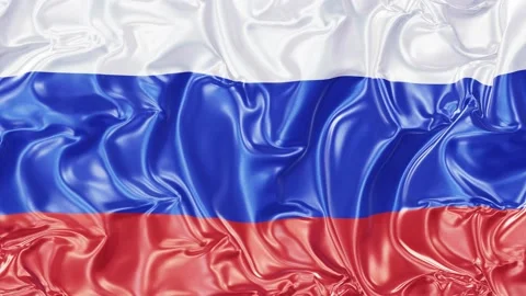 flag of Russian Federation (alpha channe, Stock Video