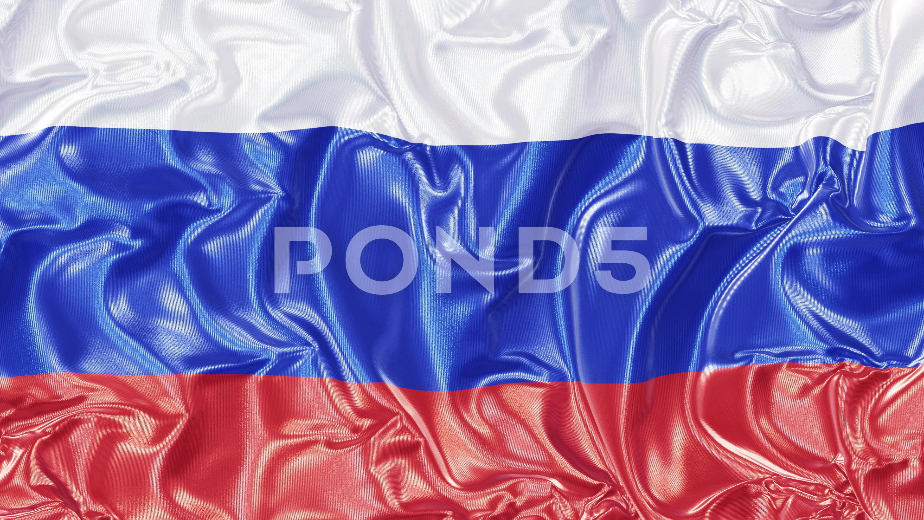 russia flag perspective anim