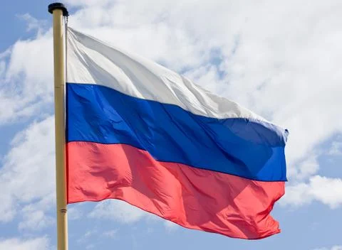 Flag of Russian Federation Stock-Fotos