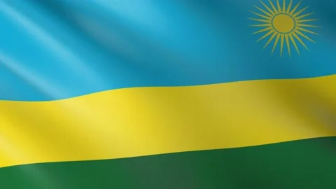 Flag of Rwanda Stock Footage 151572644