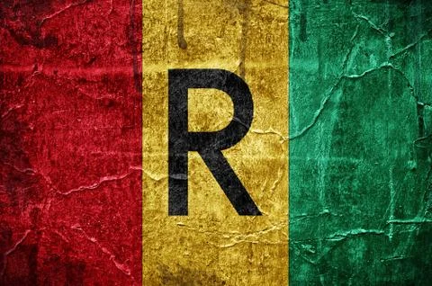 Flag of rwanda Stock Illustration