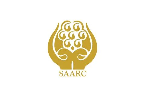 Flag of SAARC - Vector illustration. Illustrazione stock