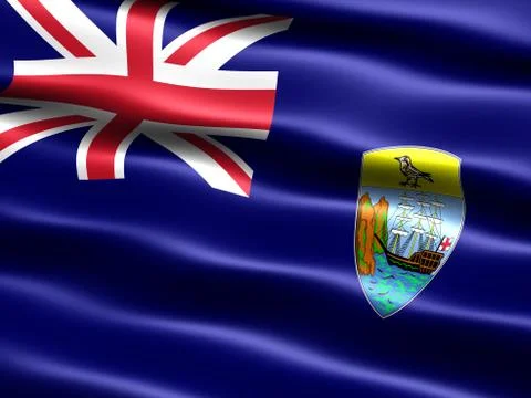 Flag of saint helena Stock Illustration