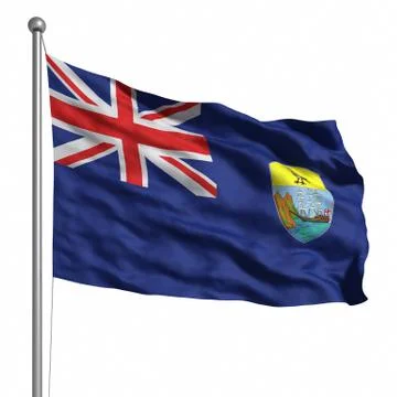 Flag of saint helena Stock Illustration