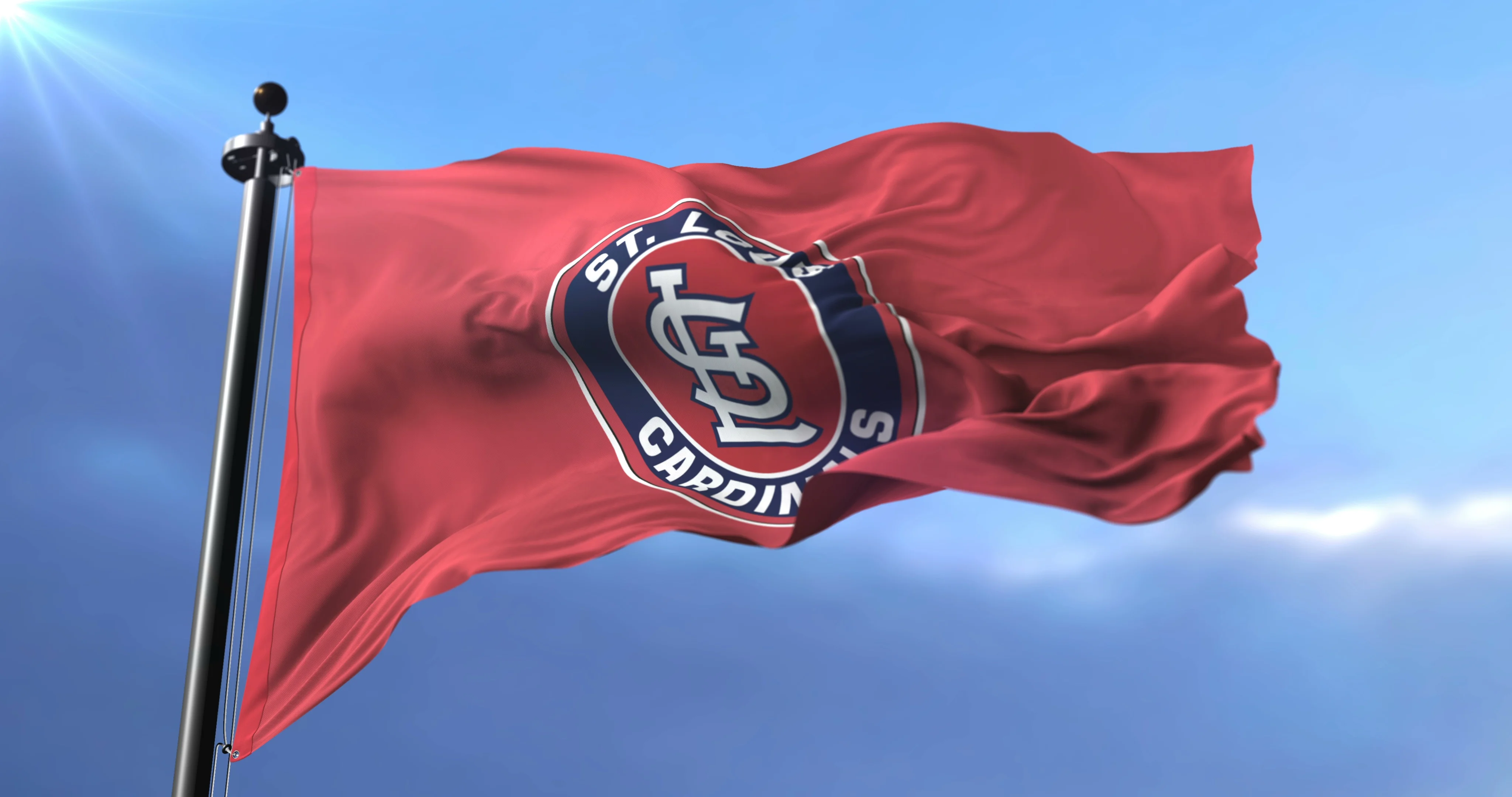 Flag Saint Louis Cardinals American Professional Baseball Team