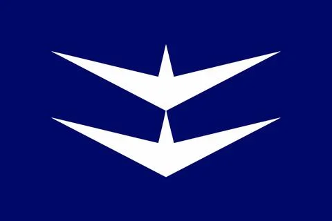 Flag of Sakaide, Kagawa Stock Illustration