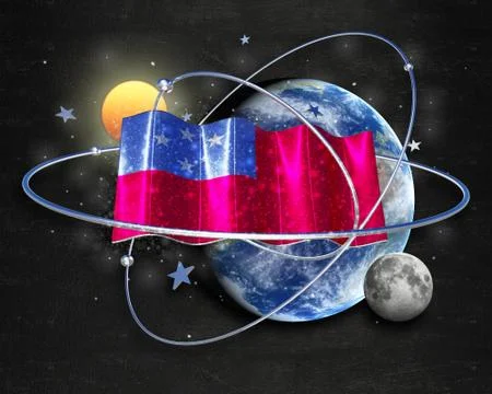 Flag Samoa quality designer flag Stock Illustration