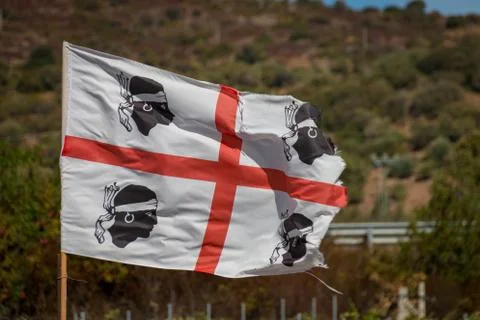 Flag of Sardinia Stock Photos