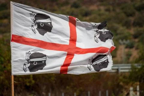 Flag of Sardinia Stock Photos
