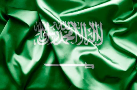 Flag of saudi arabia Stock Illustration