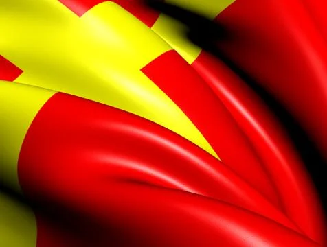 Flag of scania Stock Illustration