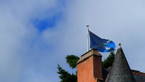 Flag of Scotland 库存影片 82658412