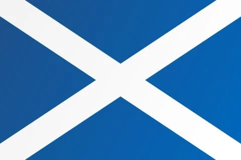 Flag of Scotland - gradient vector graphics Illustrazione stock