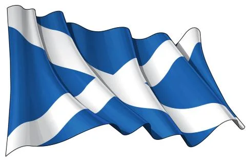 Flag of Scotland Stock Illustration