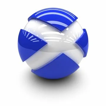 Flag of scotland Stock Illustration